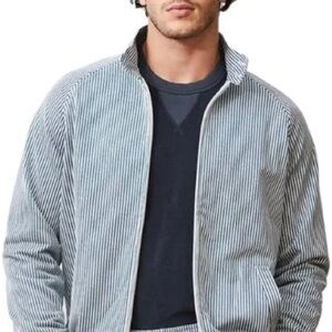 Todd Snyder 3 Piece Seersucker Track Suit White-Jacket/Pants/Shorts